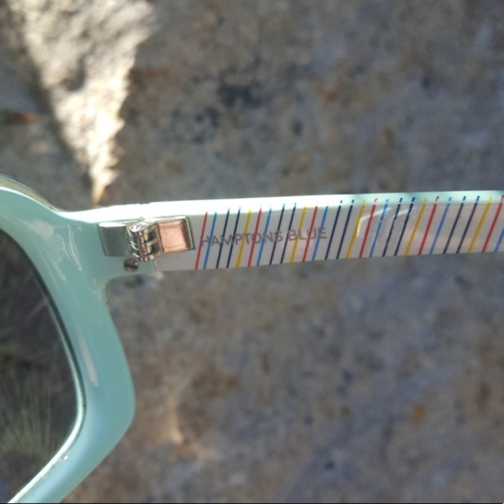 Rare Dragon GG Hamptons light teal grey gradient Sunglasses large frames - Picture 7 of 15